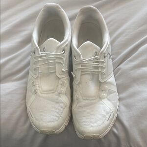 On Running White Athletic Shoes